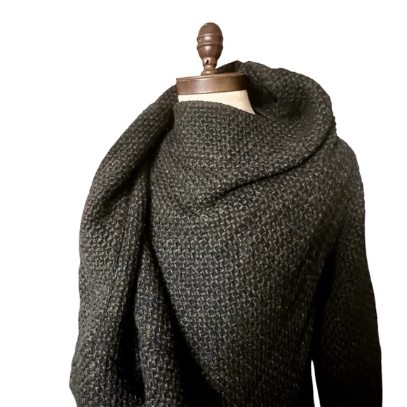 VTG Vivienne Westwood Anglomania Cardigan Sweater SZ 40 Grey/BLK Chunky Retro - Picture 5 of 16